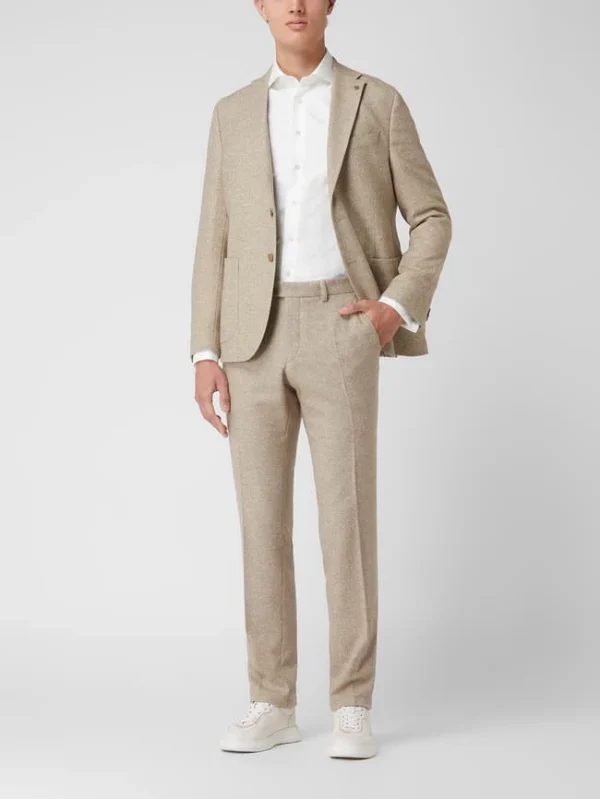 Bester Verkauf ? DIGEL Modern Fit Anzughose Mit Seide-Anteil – Beige ⭐ 1