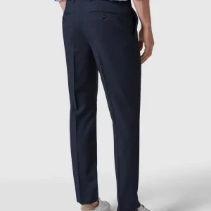 Blitzangebot ? Tommy Hilfiger Anzughose Mit Karomuster – Marineblau ? 15