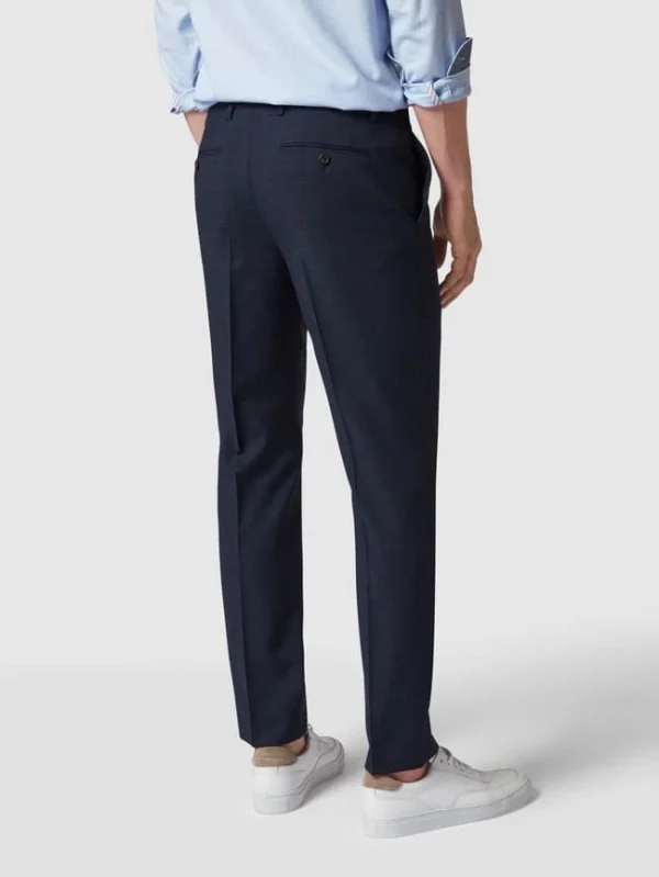 Blitzangebot ? Tommy Hilfiger Anzughose Mit Karomuster – Marineblau ? 6