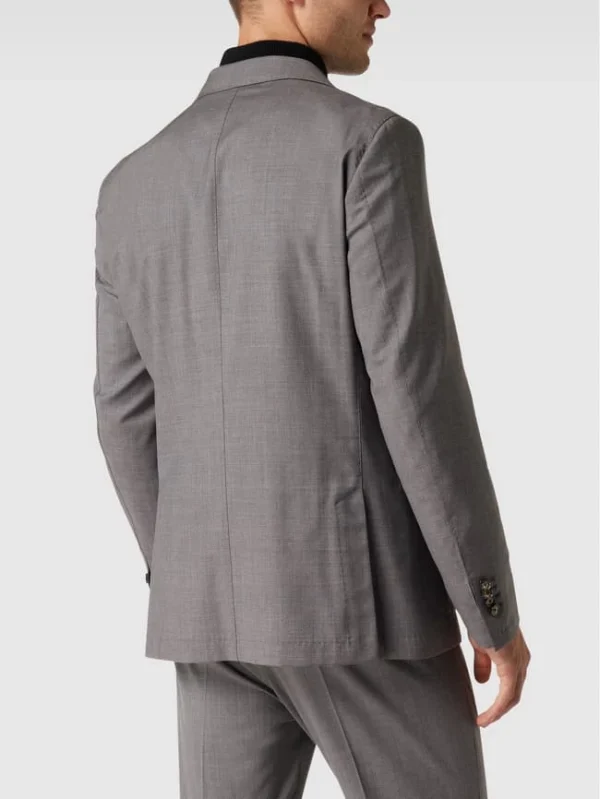 Schlussverkauf ✨ Windsor Shaped Fit 2-Knopf-Sakko Aus Schurwolle Modell ‘Travel-W’ – Anthrazit ? 6