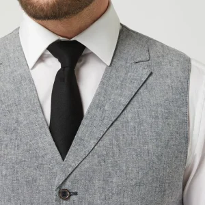 Budget ⌛ Atelier Torino Weste Mit Leinen-Anteil Modell ‘Orazio’ – Hellblau ? 11