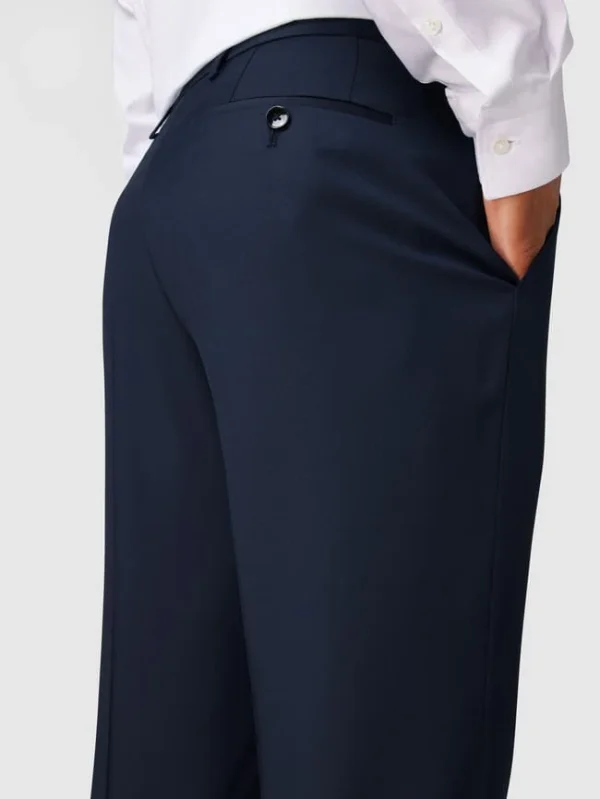 Bestes Angebot ? BOSS Anzughose Aus Schurwolle Modell ‘Genius’ – Marineblau ? 4