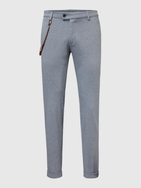 Besorgen ? CG – Club Of Gents Stoffhose Mit Hahnentrittmuster – Blau ? 3