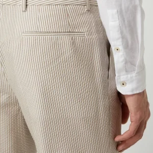 Großhandel ? Tommy Hilfiger Slim Fit Anzughose Aus Seersucker – Beige ? 11