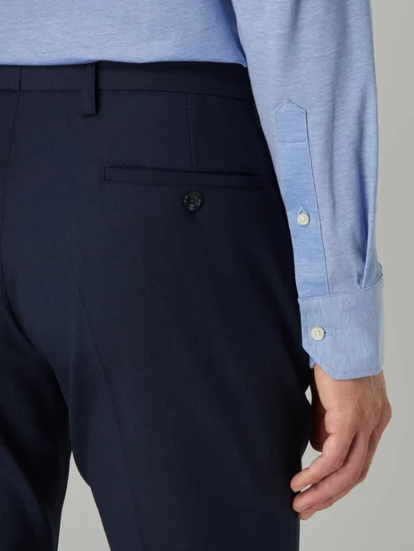 Am billigsten ⭐ CG – Club Of Gents Slim Fit Anzughose Aus Schurwolle Modell ‘Cedric’ – Royalblau ? 4