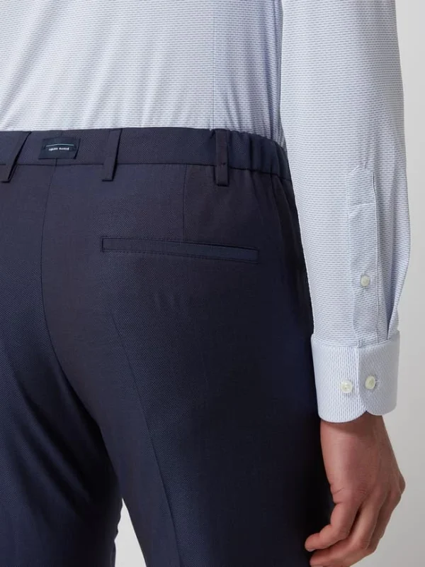 Bestes Angebot ? Pierre Cardin Modern Fit Anzughose Mit Schurwoll-Anteil Modell ‘Rick’ – ‘Futureflex’ – Marineblau ? 4