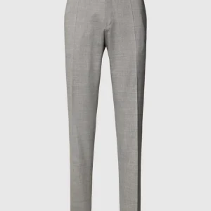 Auslauf ? BOSS Slim Fit Anzughose Mit Stretch-Anteil Modell ‘Genius’ – Hellgrau ? 9