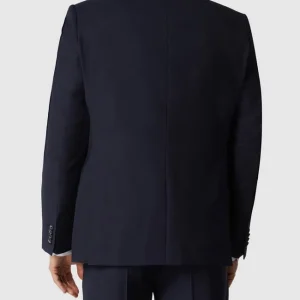 Auslauf ? Roy Robson Slim Fit 2-Knopf-Sakko Aus Schurwolle ‘Techno Suit’ – Marineblau ? 15