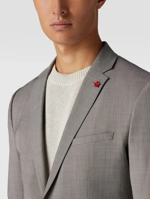 Neu ⭐ Cinque Regular Fit 2-Knopf-Sakko Mit Schurwoll-Anteil Modell ‘Cimonopoli’ – Hellgrau ? 4