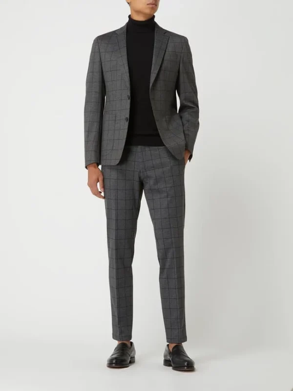 Brandneu ? DIGEL Extra Slim Fit Anzughose Mit Viskose-Anteil Modell ‘Nanno’ – Mittelgrau ? 1