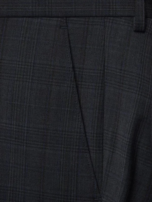 Besorgen ? BOSS Regular Fit Anzughose Aus Schurwollmischung Modell ‘Leon’ – Marineblau ⌛ 3