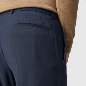 Schlussverkauf ? Strellson Slim Fit Anzughose Mit Bügelfalten ‘Flex Cross’ – Marineblau ? 11