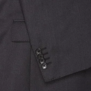 Neu ⌛ BOSS Slim Fit 2-Knopf-Sakko Aus Reiner Schurwolle – Dunkelgrau ? 8