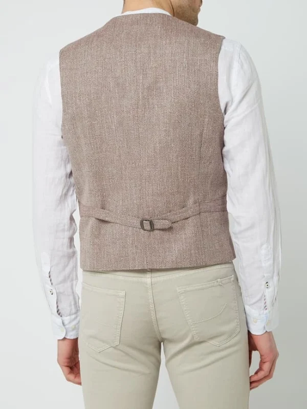 Aktion ? CG – Club Of Gents Weste Aus Baumwolle Modell ‘Paddy’ – Rot ? 6