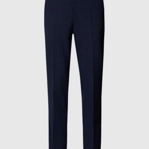 Brandneu ? HUGO Hose Mit Glencheck-Muster Modell ‘Hesten’ – Marineblau ✔️ 9