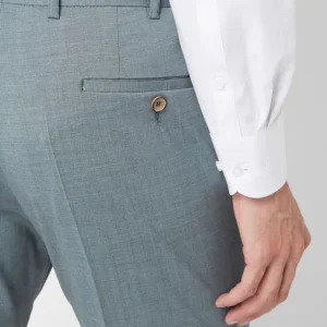 Budget ? Atelier Torino Slim Fit Anzughose Aus Schurwollmischung Modell ‘Cane’ – Grün ? 11