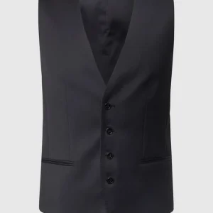 Großhandel ? BOSS Slim Fit Weste Aus Schurwolle – Schwarz ? 9