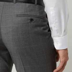 Auslauf ? DIGEL Modern Fit Anzughose Aus Schurwolle Modell ‘Per’ – Anthrazit ? 11