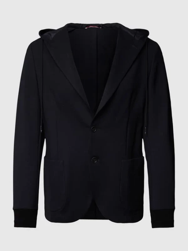Blitzangebot ⌛ Tommy Hilfiger Sakko Mit Kapuze – Blau ? 3