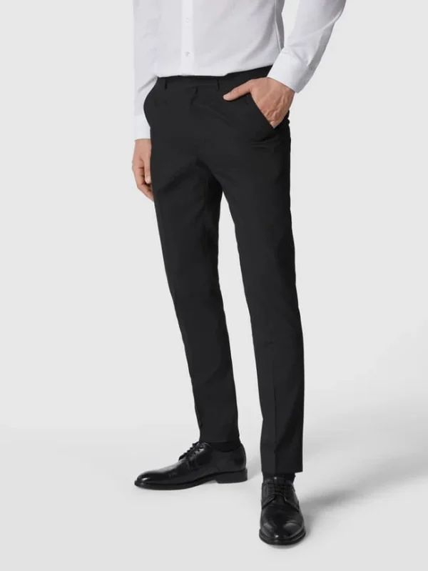 Blitzangebot ❤️ Montego Anzug-Hose Mit Stretch-Anteil – Schwarz ? 5