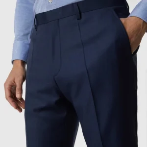 Brandneu ⌛ Roy Robson Slim Fit Anzughose Aus Merinowolle – Marineblau ? 11