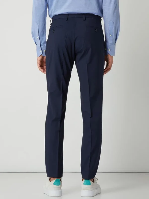 Am billigsten ⭐ CG – Club Of Gents Slim Fit Anzughose Aus Schurwolle Modell ‘Cedric’ – Royalblau ? 6