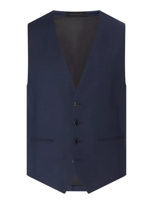 Aktion ? Drykorn Weste Mit Paspeltaschen Modell ‘Malmo’ – Marineblau ? 1