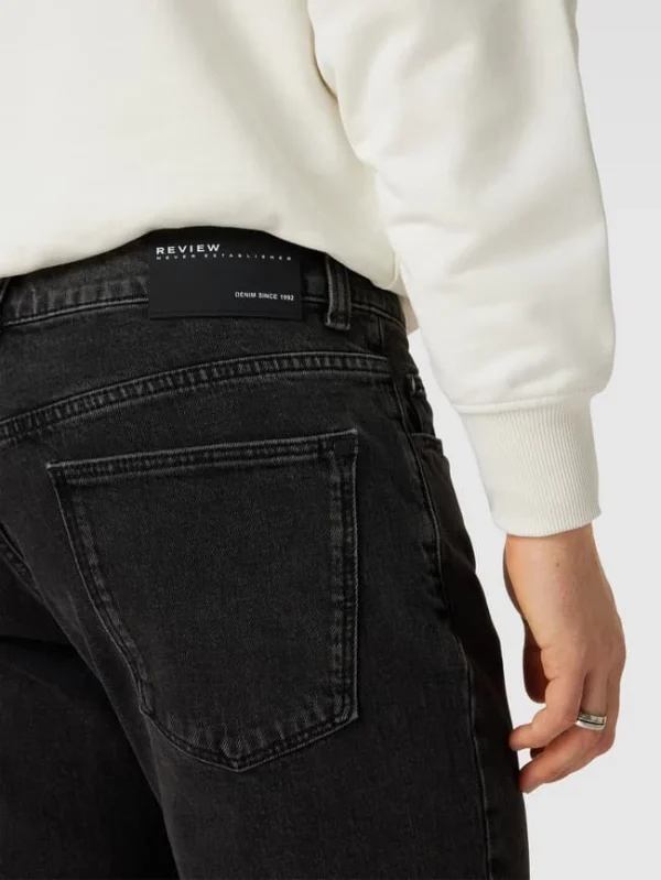 Aktion ❤️ REVIEW Straight Fit ? Jeans Im 5-Pocket-Design – Schwarz ? 4