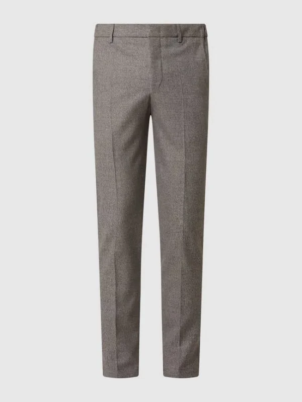 Budget ? Pierre Cardin Anzughose Mit Stretch-Anteil Modell ‘Rick’ – Aubergine Meliert ? 3
