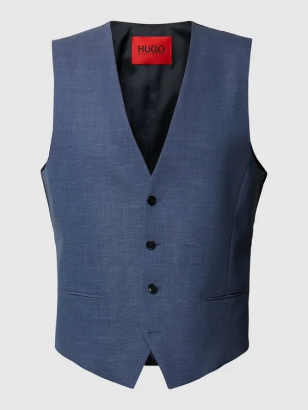 Coupon ? HUGO Weste Aus Schurwollmischung – Bleu ? 3