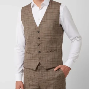 Top 10 ? Selected Homme Slim Fit Weste Mit Stretch-Anteil Modell ‘Logan’ – Mittelbraun ✔️ 13