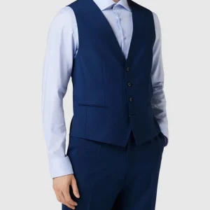 Großhandel ? BOSS Weste Mit Paspeltaschen – Royalblau ? 13