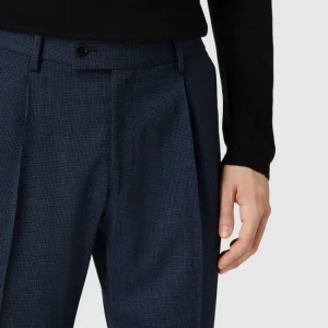 Bestpreis ? CG – Club Of Gents Hose Mit Bundfalten Modell ‘Charlie’ – Blau ? 11