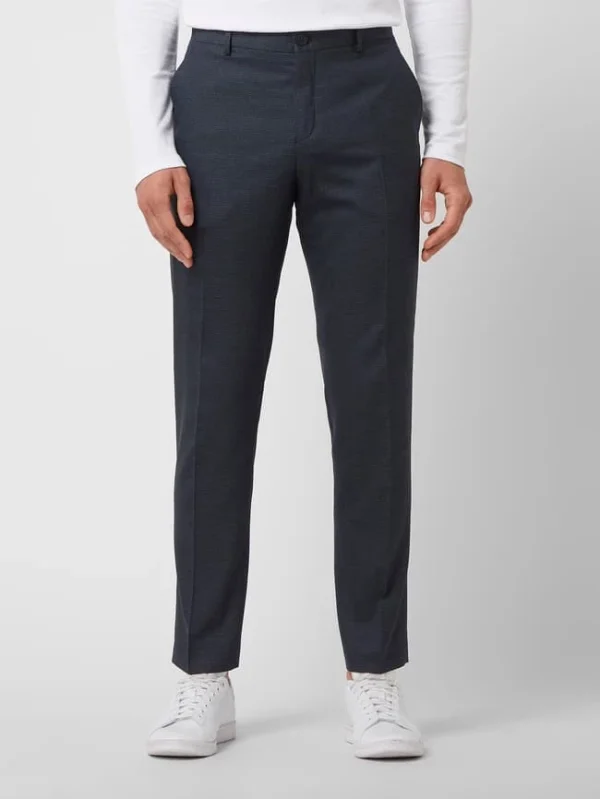 Angebote ? Selected Homme Slim Fit Anzughose Mit Stretch-Anteil Modell ‘Timelogan’ – Dunkelblau ⌛ 5
