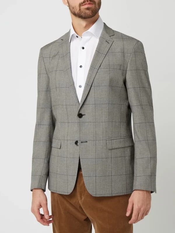 Bester Verkauf ⌛ Strellson Extra Slim Fit 2-Knopf-Sakko Aus Schurwollmischung Modell ‘Cazar’ – Offwhite ? 5
