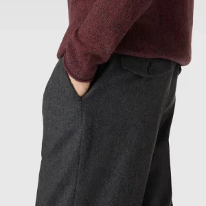 Bestes Angebot ? Gant Slim Fit Anzughose Mit Bundfalten Modell ‘Flanell Suit Pants’ – Anthrazit Meliert ? 11