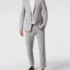 Billig ? Strellson Slim Fit Anzughose Mit Stretch-Anteil ‘Flex Cross’ – Hellgrau ? 19
