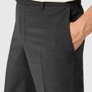 Rabatt ❤️ Strellson Slim Fit Anzughose Mit Bügelfalten ‘Flex Cross’ – Anthrazit ? 11