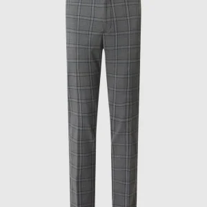 Coupon ? Selected Homme Slim Fit Anzughose Mit Glencheck Modell ‘Josh’ – Hellgrau ✨ 9