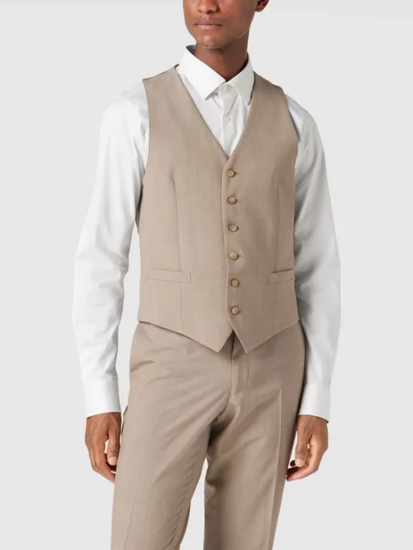 Schlussverkauf ✨ Tiger Of Sweden Weste Mit Kontrastrückseite – Beige ✨ 5