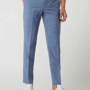 Großhandel ? Selected Homme Slim Fit Anzughose Mit Stretch-Anteil Modell ‘Oasis’ – Blau ✔️ 13