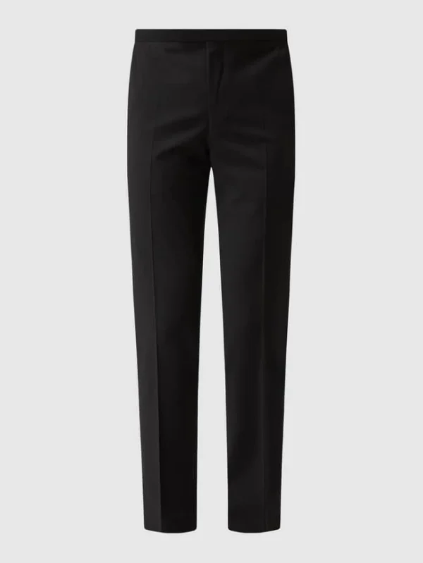 Besorgen ⭐ Cinque Super Slim Fit Smokinghose Mit Schurwoll-Anteil Modell ‘Cifestivo’ – Schwarz ❤️ 3