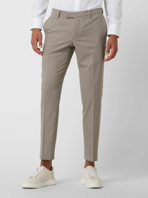 Bestes Angebot ✨ Pierre Cardin Slim Fit Anzughose Mit Stretch-Anteil Modell ‘Ryan’ – ‘Futureflex’ – Hellbraun ? 5