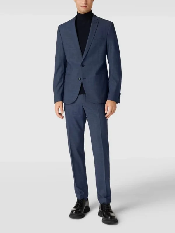 Am billigsten ? Drykorn Slim Fit Stoffhose Mit Bügelfalten Modell ‘Piet’ – Dunkelblau ? 1