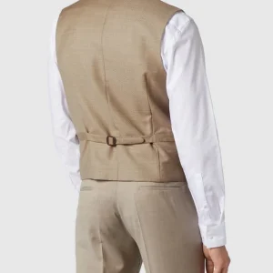 Angebote ? CG – Club Of Gents Weste Aus Reiner Schurwolle – YOUR OWN PARTY By CG – CLUB Of GENTS – Beige ? 15
