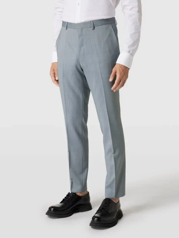 Bester Verkauf ? HUGO Extra Slim Fit Anzug Mit Strukturmuster Modell ‘Arti / Hesten’ – Rauchblau ? 8