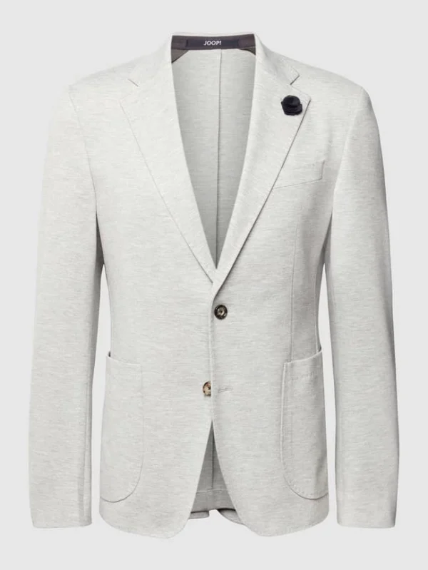 Bestes Angebot ? JOOP! Collection Sakko Mit Floralem Detail Modell ‘Hoverest-J28’ – Hellgrau ? 3