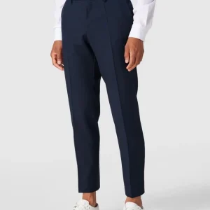 Bestes Angebot ? BOSS Anzughose Aus Schurwolle Modell ‘Genius’ – Marineblau ? 13
