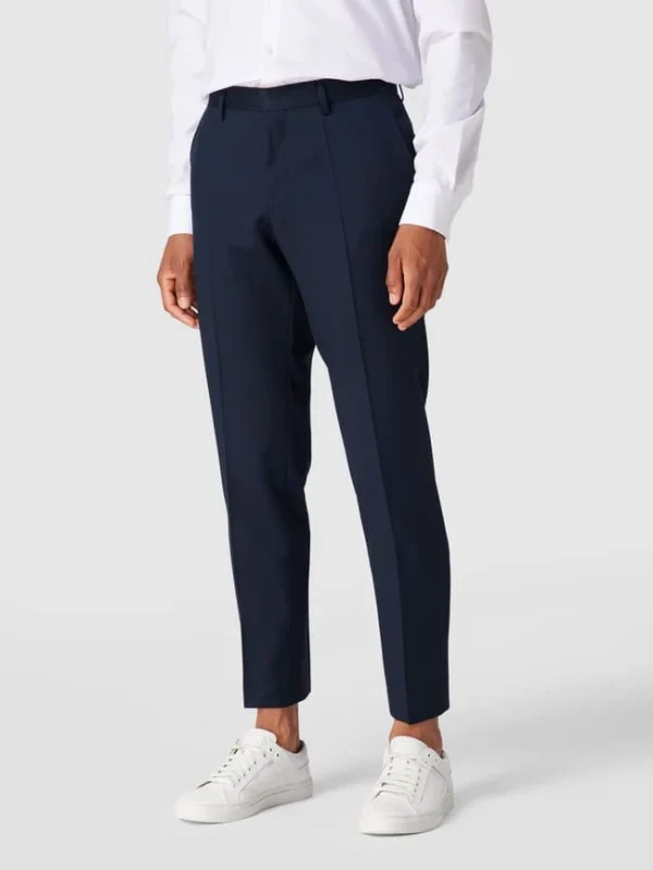 Bestes Angebot ? BOSS Anzughose Aus Schurwolle Modell ‘Genius’ – Marineblau ? 5