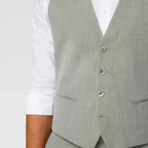 Am billigsten ❤️ MCNEAL Weste Mit Paspeltaschen Modell ‘Emil’ – Grün ? 11